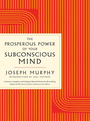 cover image of The Prosperous Power of Your Subconscious Mind